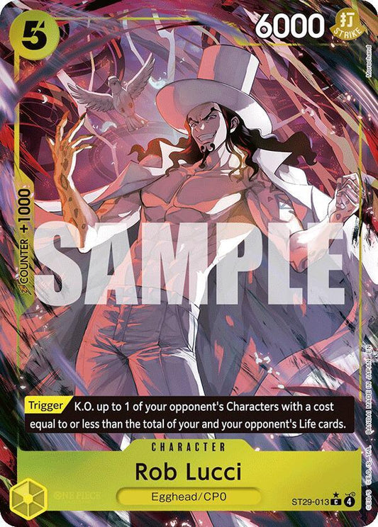 Rob Lucci AA ST29-013 Starter Deck Egghead ONE PIECE!