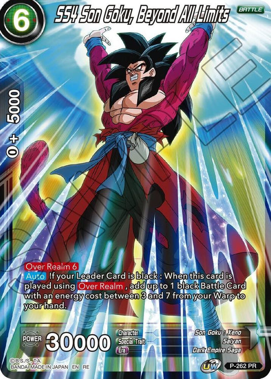 SS Son Goku, Beyond All Limits Dragon Ball Super Mythic Booster Raw