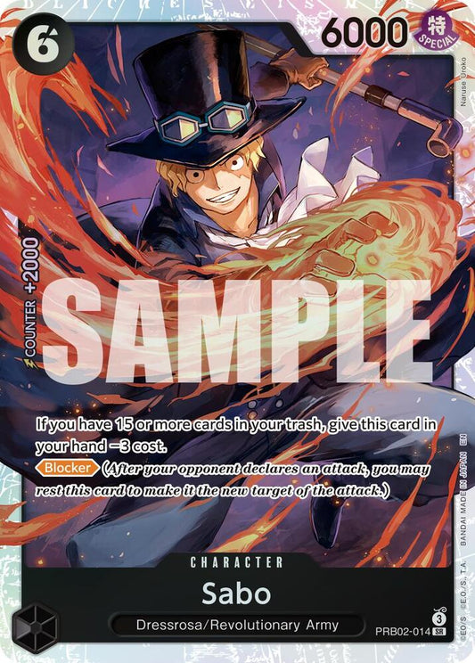 Sabo PRB02-014 SR Premium Booster The Best Volume 2 One Piece! Raw