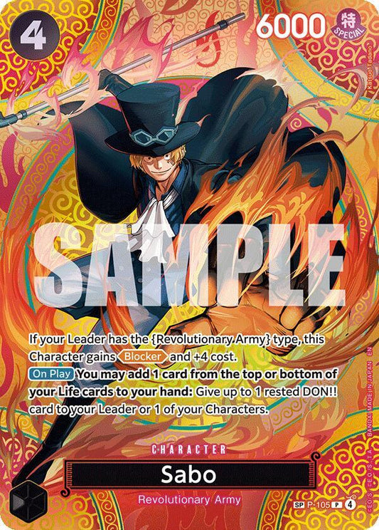 Sabo SP P-105 (OP15) Adventures on Kami's Island ONE PIECE!  Raw