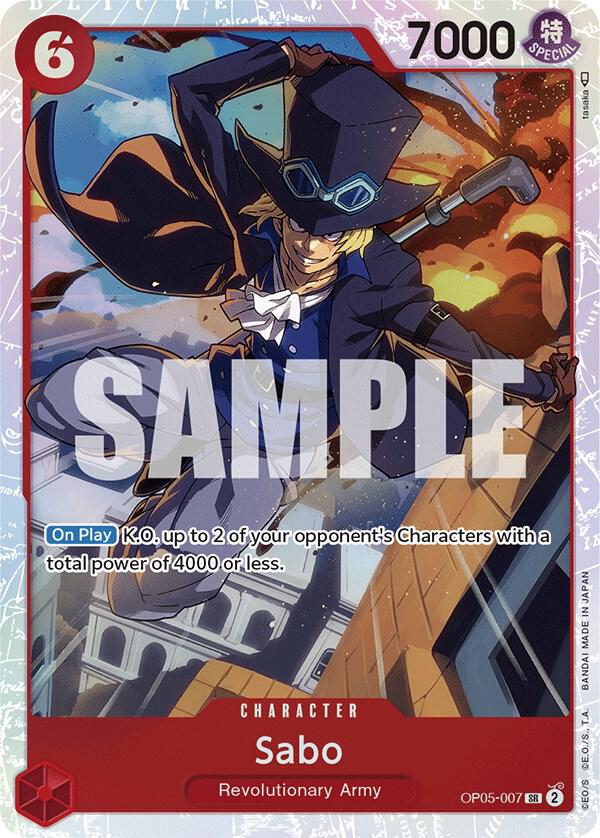Sabo SR OP05-007 Awakening of The New Era One Piece Raw