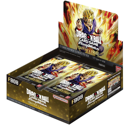 Saiyan's Pride FB08 Booster Box Dragon Ball Fusion World
