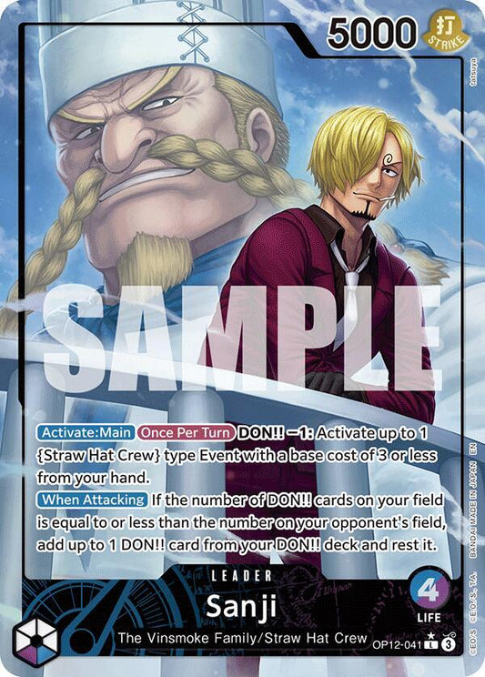 Sanji L AA OP12-041 ONE PIECE! Legacy of The Master Raw