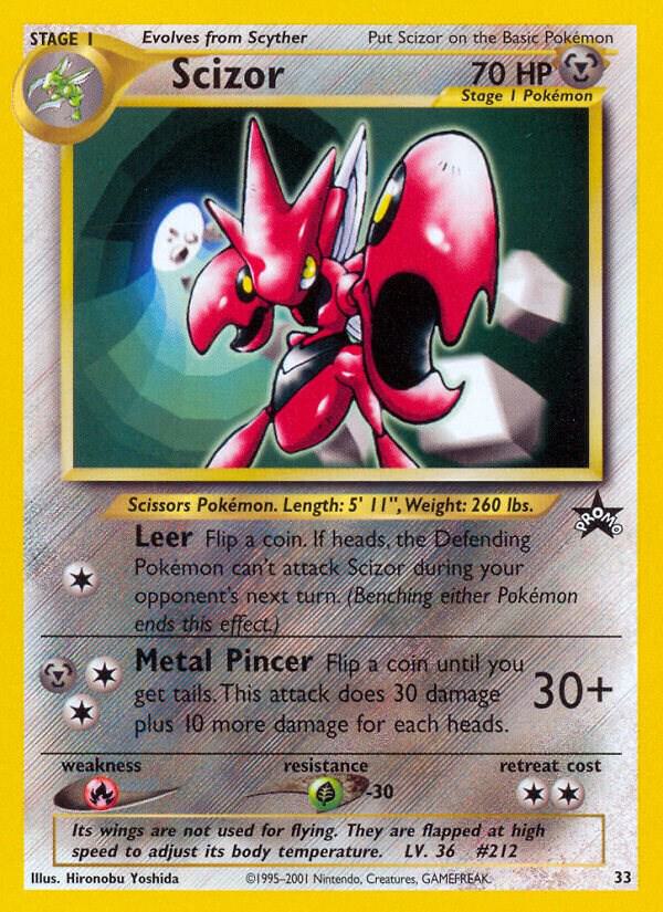 Scizor 33 WOTC Pokémon Promos Raw