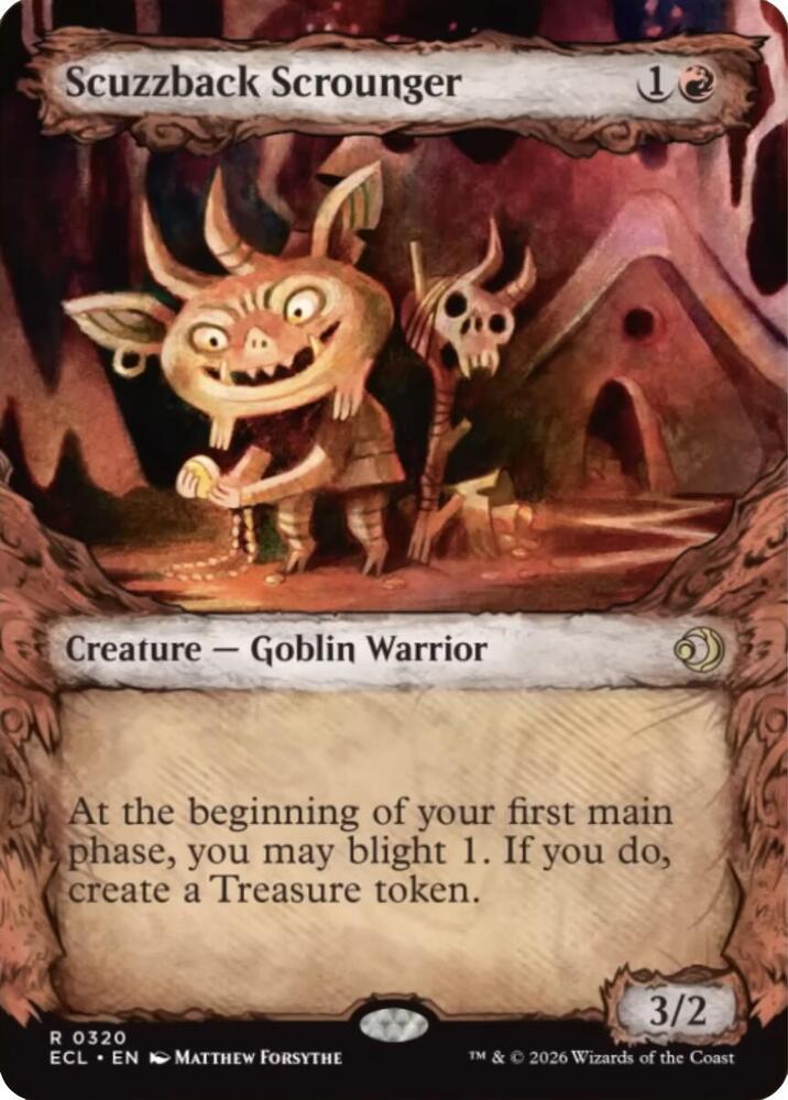 Scuzzback Scrounger 0320 ECL Foil Magic The Gathering Lorwyn Eclipsed