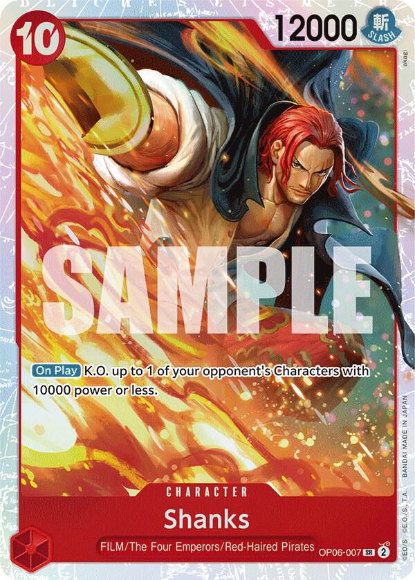 Shanks SR OP06-007 Wings of The Captain One Piece Raw