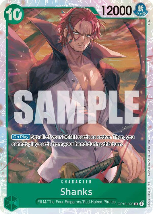 Shanks SR OP13-028 Carrying on His Will One Piece Raw