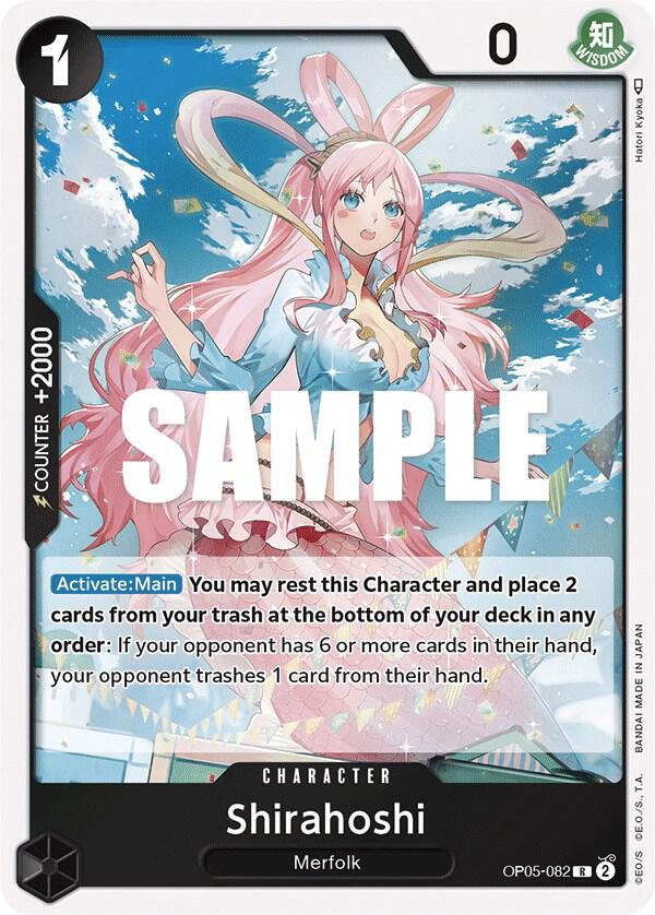Shirahoshi Foil OP05-082 Awakening of The New Era One Piece Raw