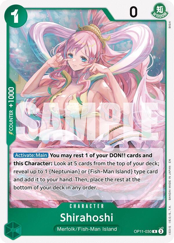 Shirahoshi Foil OP11-030 A Fist of Divine Speed One Piece Raw
