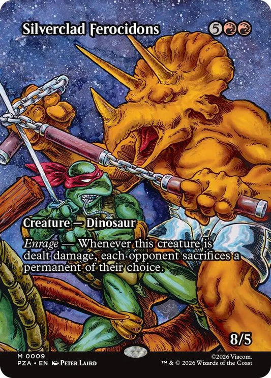 Silverclad Ferocidons PZA 0009 Teenage Mutant Ninja Turtles  Magic The Gathering