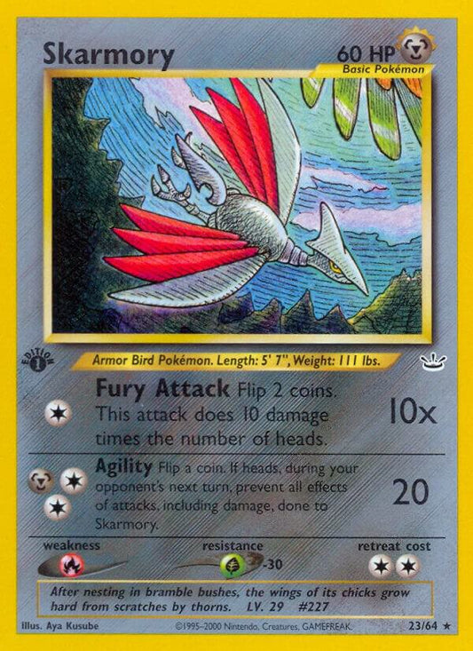 Skarmory 23/64 Neo Revelation Pokémon Raw