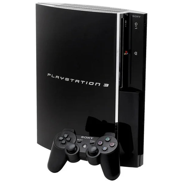 Sony PS3 Playstation 3 Fat Piano Black 60GB CECHAxx Backwards