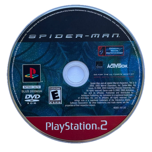 Spider-Man Greatest Hits PS2 Playstation 2 Loose Disc