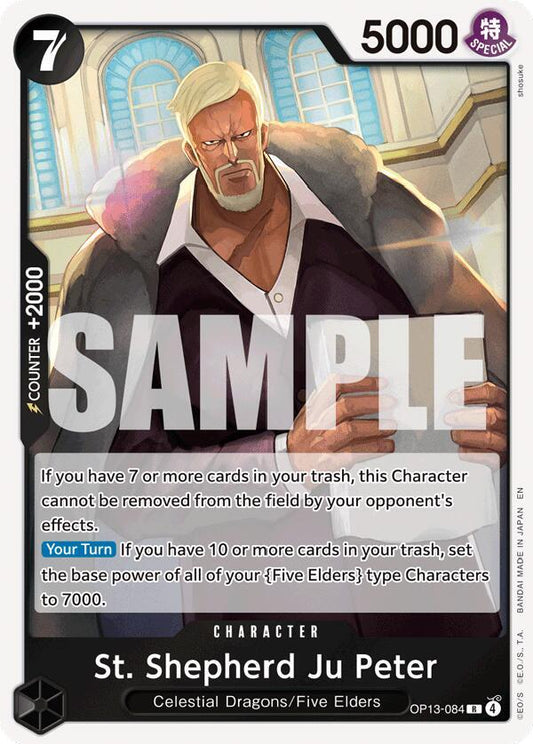St. Shepherd Ju Peter OP13-084 Carrying on His Will One Piece Raw