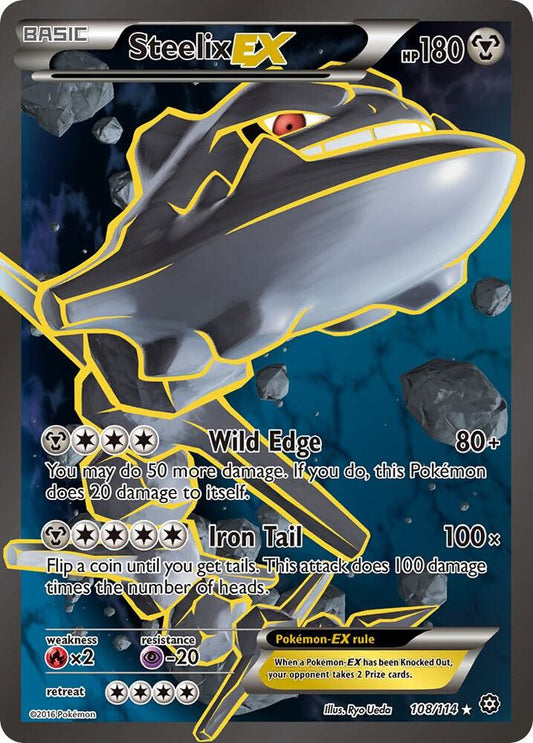 Steelix EX 108/114 Pokémon XY Steam Siege Raw