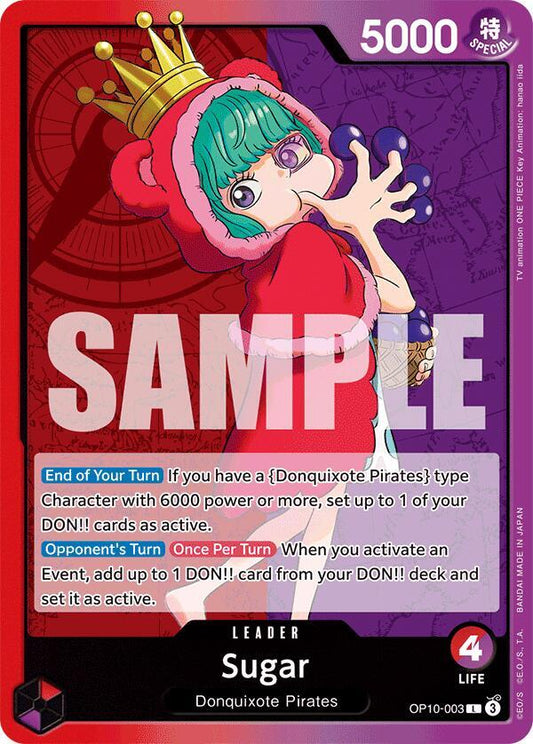 Sugar L OP10-003 Royal Blood ONE PIECE! Raw