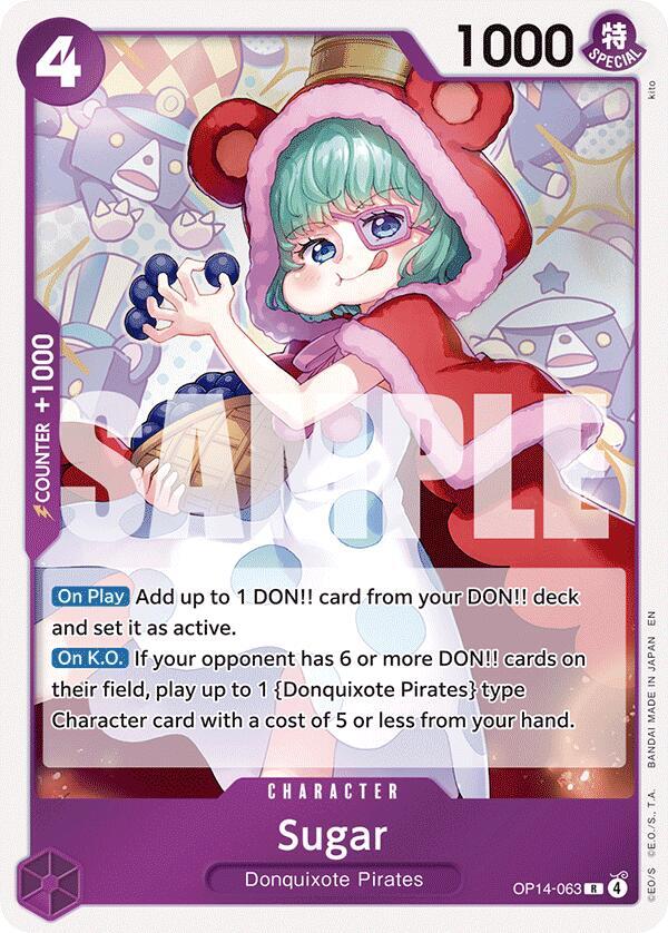 Sugar Foil OP14-063 The Azure Sea's Seven One Piece Raw