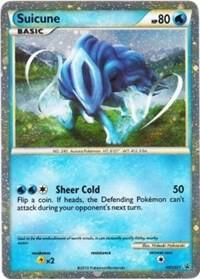 Suicune HGGSS21 Cosmos Holo (Swirl) Pokémon HeartGold & SoulSilver Promos Raw