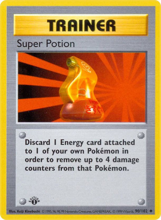 Super Potion 090/102 Pokémon Base Set Shadowless Raw
