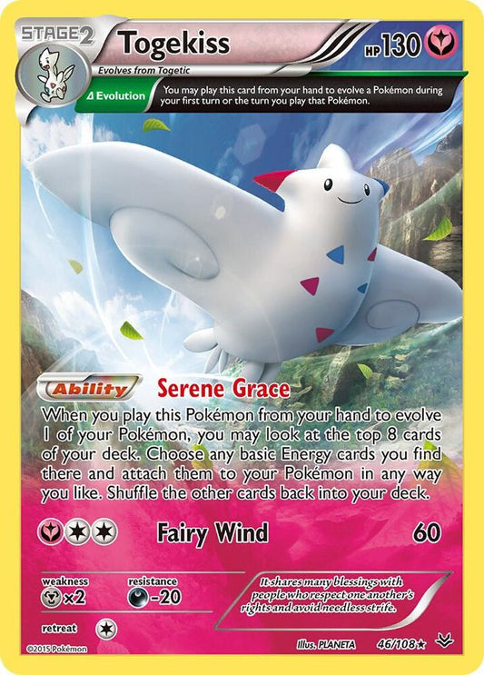 Togekiss Holo 46/106 Pokémon XY Roaring Skies Raw
