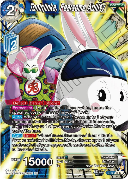 Toninjinka, Fearsome Ability BT30-136 SR Dragon Ball Super Raw