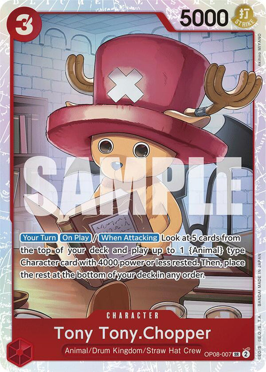 Tony Tony.Chopper SR OP08-007 Two Legends One Piece Raw