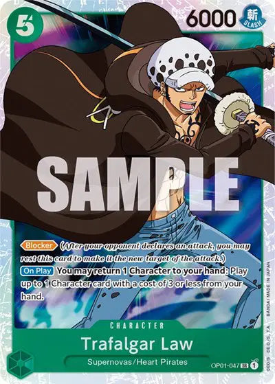 Trafalgar Law One Piece Romance Dawn OP01-047 Raw