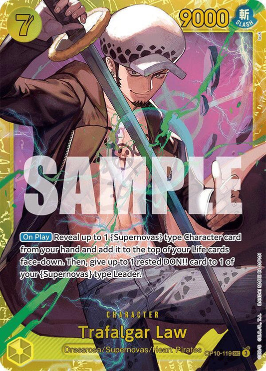 Trafalgar Law SEC OP10-119 Royal Blood ONE PIECE! Raw