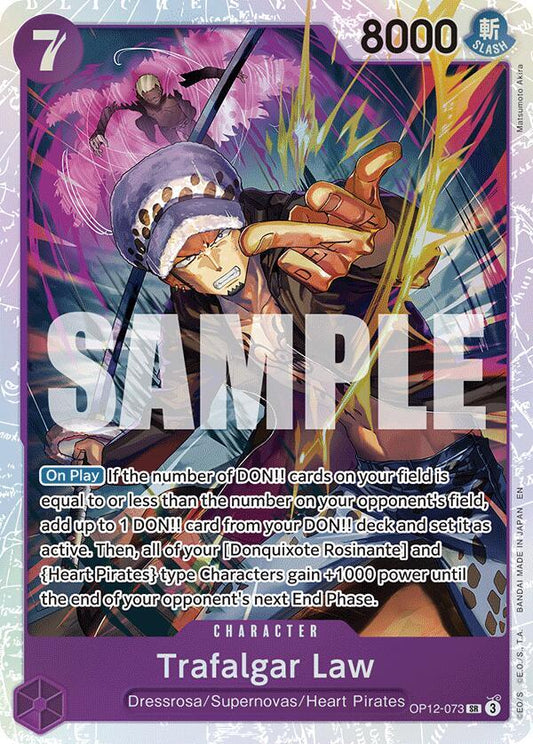Trafalgar Law SR One Piece Legacy of The Master OP12-073 Raw