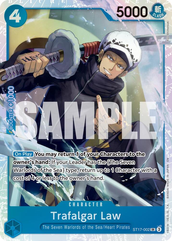 Trafalgar Law SR ST17-002 (PRB02) Premium Booster Vol. 2 ONE PIECE! Raw