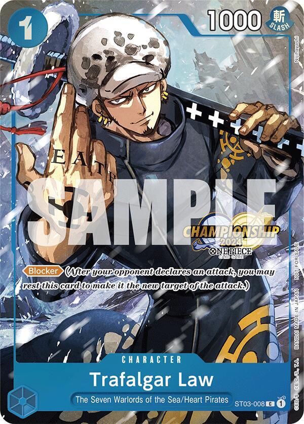 Trafalgar Law ST03-008 2024 Championship Stamp One Piece Raw