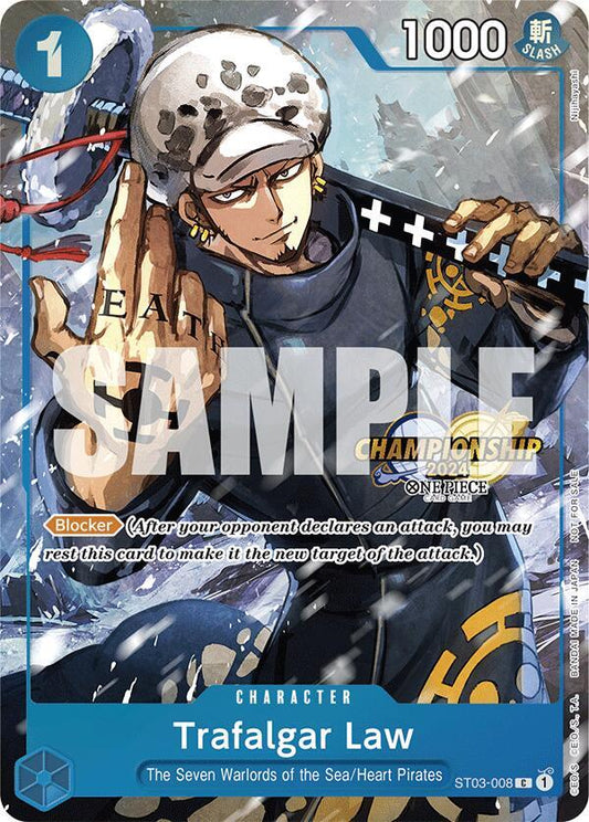 Trafalgar Law ST03-008 2024 Championship Stamp One Piece Raw