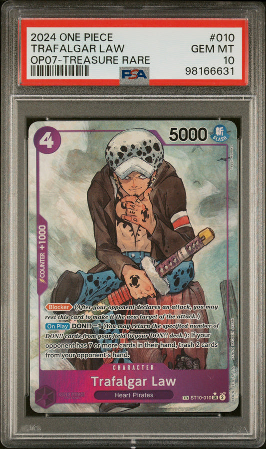 Trafalgar Law TR ST10-010 PSA Graded