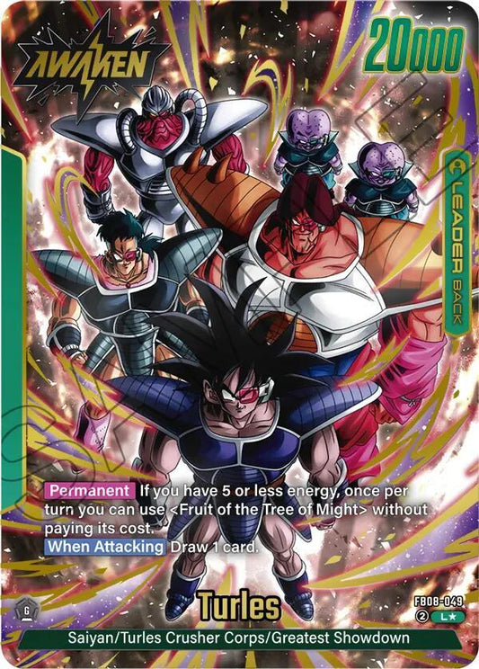 Turles L AA FB08-049 Saiyan's Pride Dragon Ball Fusion World Raw
