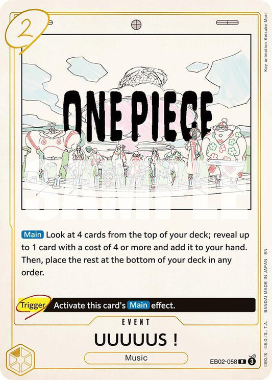 UUUUUS ! EB02-058 Extra Booster: 25th Anniversary Collection One Piece Raw