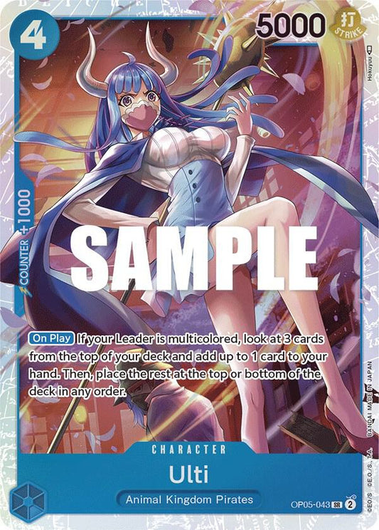 Ulti SR OP05-043 ONE PIECE! Awakening of The New Era Piece Raw