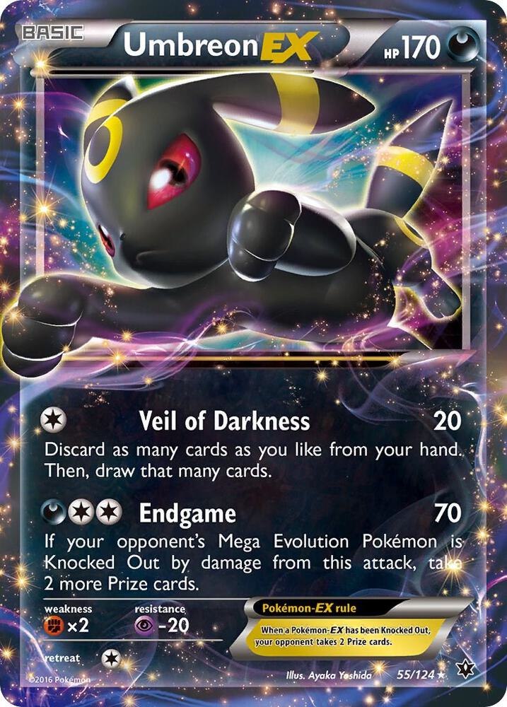 Umbreon 55/124 Pokémon XY Fates Collide Raw