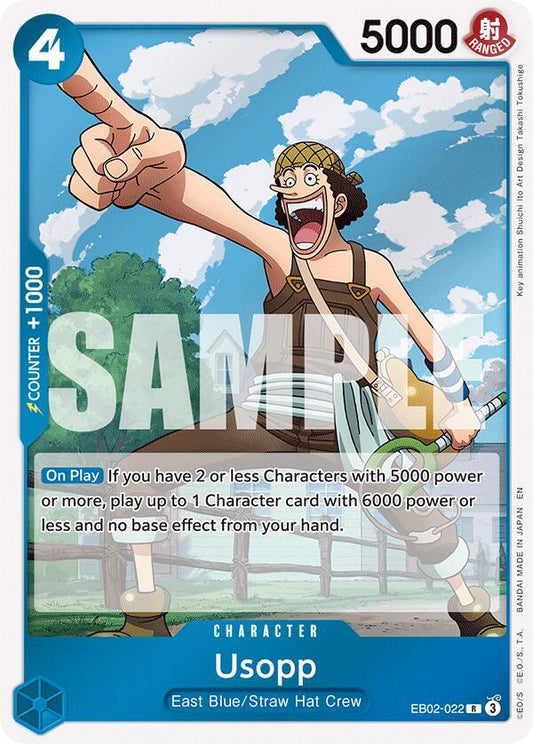 Usopp Foil EB02-022 Extra Booster: 25th Anniversary Collection One Piece Raw