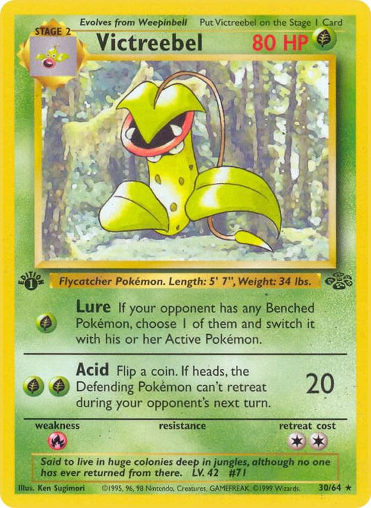 Victreebel 30/64 Pokémon Jungle Raw