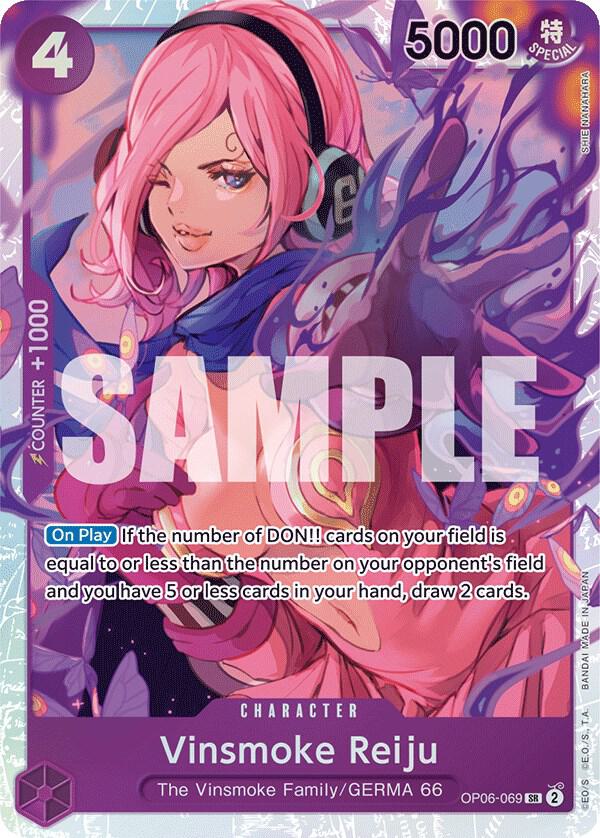 Vinsmoke Reiju SR OP06-069 Wings of The Captain One Piece Raw