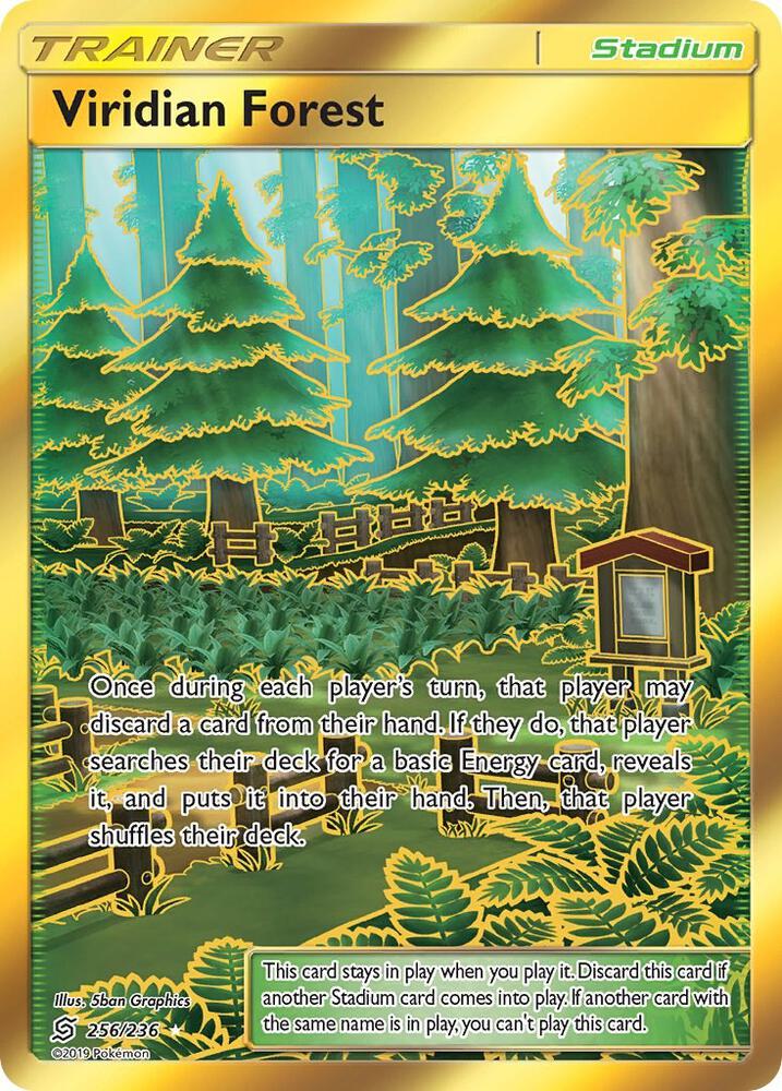 Viridian Forest 256/236 Pokémon Sun & Moon Unified Minds Raw