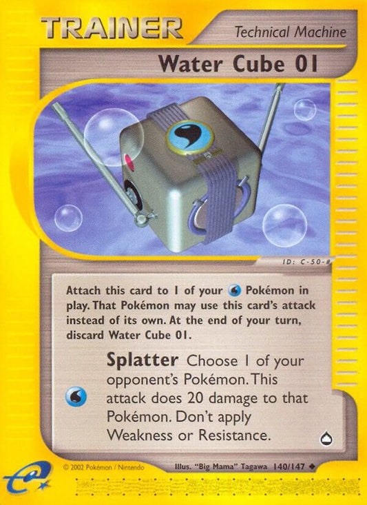 Water Cube 01 140/147 Pokémon E-Series Aquapolis Raw