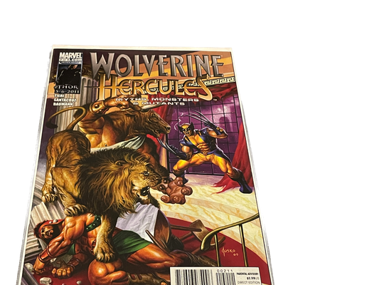 Wolverine Hercules Myths, Monsters & Mutants - Marvel Comics 2 of 4 Limited Series 5-6-2011