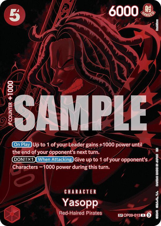 Yasopp SP OP09-013 (OP12) ONE PIECE! Legacy of The Master Raw
