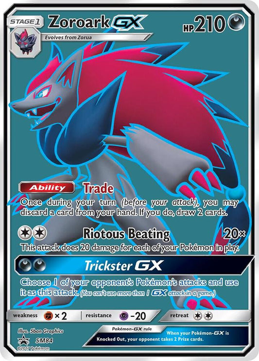 Zoroark GX SM84 Pokémon Sun & Moon Promos Raw